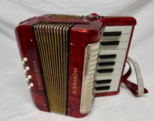 Fisarmonica per bambini Hohner Mignon I - rossa - ottime condizioni - Made in Germany