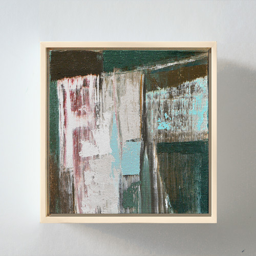 Rustico quadro olio astratto - quadro,