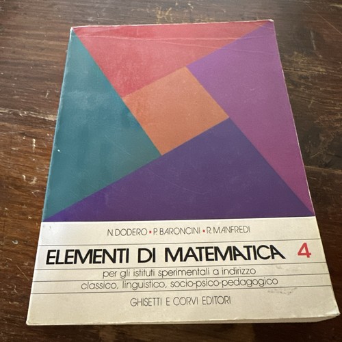 Elementi matematica vol 4 - vol.,