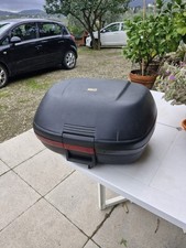 Bauletto con piastra di montaggio per moto e scooter