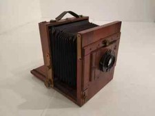 macchina fotografica zeiss a soffietto vintage