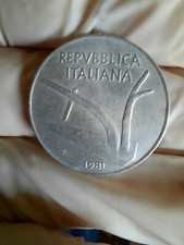  10 LIRE DEL 1981 RARA MONETA ITALIANA  SPL