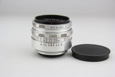 Obiettivo Carl Zeiss Jena alluminio Tessar 50 mm 2.8 attacco M42 # 9066