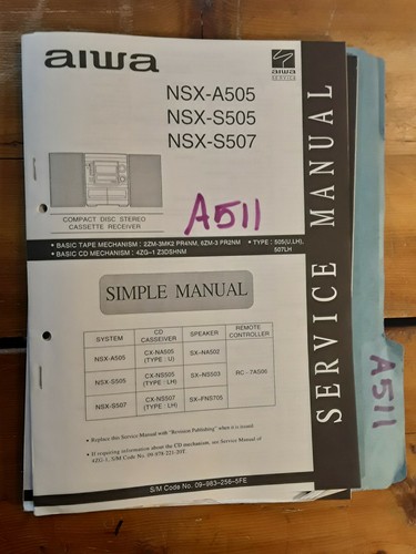 Aiwa nsx a505 s505 s507 - s505,