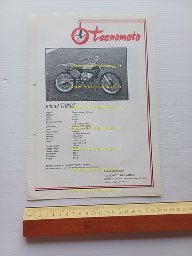 Tecnomoto mistral tm80z - tecnomoto,