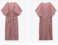 ZARA Maxi Caftano Kimono Abito