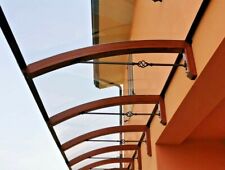  pensilina tettoia in legno da esterno pensiline in policarbonato LEGNO PIGNA