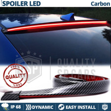 SPOILER LED Per Peugeot 107 Posteriore Adesivo Striscia Led DINAMICA Fibra CARBO