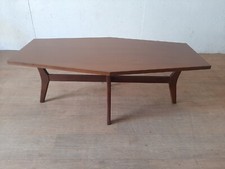 TAVOLINO BASSO DA SALOTTO ANNI 60 IN TEAK STILE NORDICO