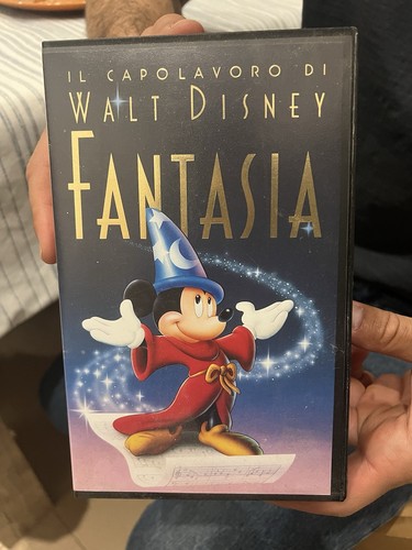 Fantasia vhs disney - vhs,