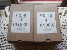 GEC PX25 VR40 BRITISH RAF COPPIA TUBI VALVOLE VINTAGE NUOVI VECCHI STOCK AVO TESTATI