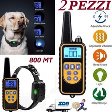 X2 COLLARE ADDESTRAMENTO CANI