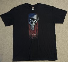 Harley-Davidson Camicia Uomo 3XL Teschio Casco Barba Grafica Made USA 2021 Biker FL