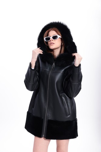 Cappotto donna shearling - , nero