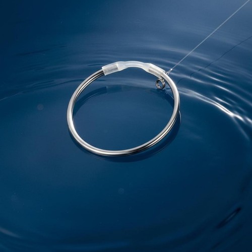 Anello pesca acciaio - da,
