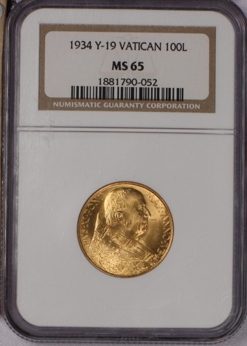 1934 vaticano oro - y-19,