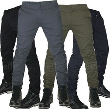 Pantaloni uomo Casual cotone slim chino elasticizzati Tasca America a filo nuovo