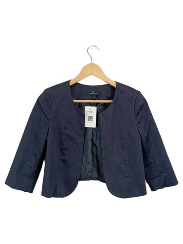 Comma blazer bolero donna blu - blazer,