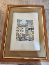 Acquerello Orfeo Tamburi con cornice Numerato 40/100