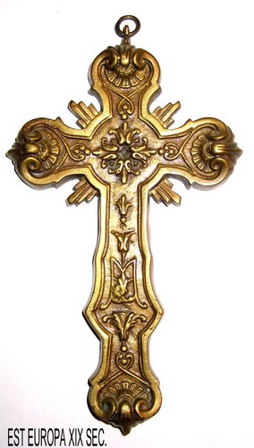 Crocefisso antico xix secolo - crocefisso,