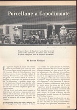 PORCELLANE A CAPODIMONTE - NAPOLI - 1958 -VIE D'ITALIA TCI - (ART_1050)