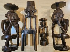 Lotto di 4 statuine scultura