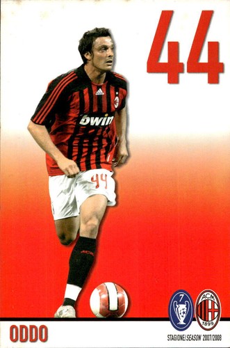 Cartolina calciatore ac - calciatore,