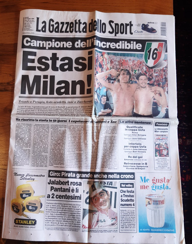 Estasi milan campione - milan, d'italia