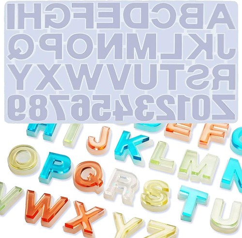 Alfabeto stampo silicone - in,