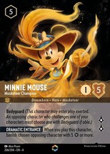 Minnie Mouse, Musketeer Champion - ENCHANTED - Ursula's Return - Lorcana TCG
