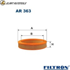 FILTRO ARIA AR 363 PER FIAT