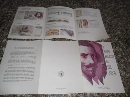 000 lire 1992 - 50., brochure