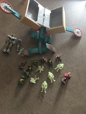 Lotto Giochi Anno 90 Tartarughe Ninjia Aereo Cattive Condizioni E Altro Da Foto