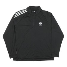ADIDAS Felpa Zip Nera Shaw
