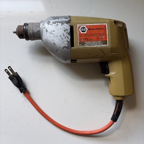 Trapano vintage black decker - black, &