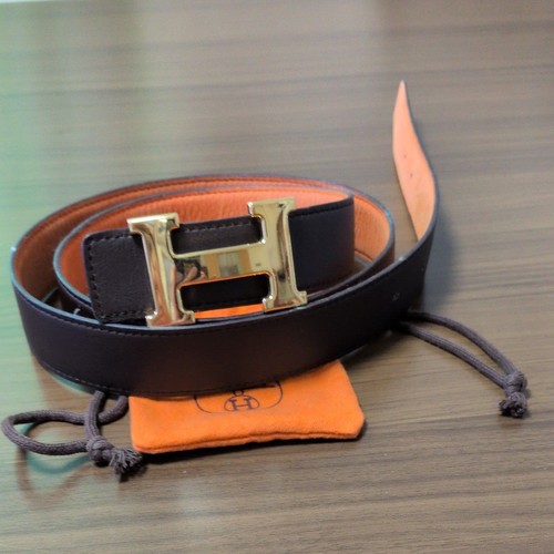 Hermes cintura reversibile - h,