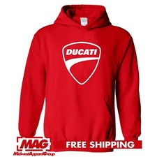 DUCATI RED HOODIE Red Logo