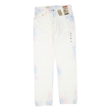 LEVI'S 501 Donna Jeans Bianco