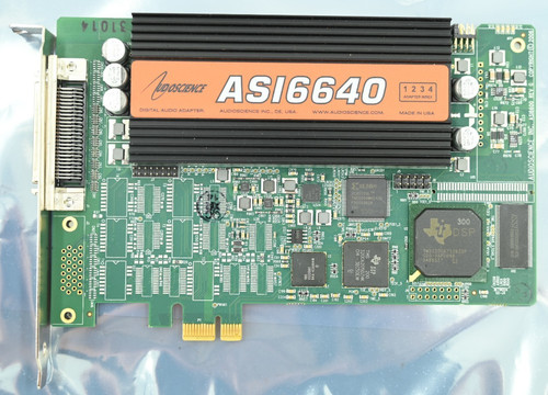 Audioscience asi6640 pcie - audioscience,