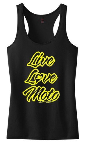 Live love moto racerback tank - racerback,