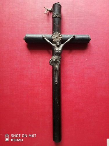 Crocifisso legno metallo - crocifisso, e