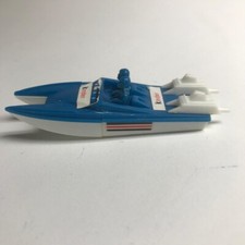 KINDER FERRERO: MOTOSCAFO FUORIBORDO BIANCO-BLU - KINDER -  1989