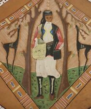 Arte Sarda Coppia Vecchi Piatti Dorgali Ceramica Terracotta Sardegna 29 Cm