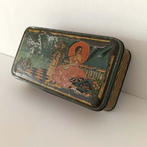 Scatola latta vintage - latta,