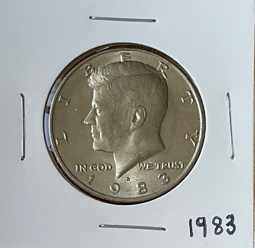 1983 kennedy mezzo dollaro - d,