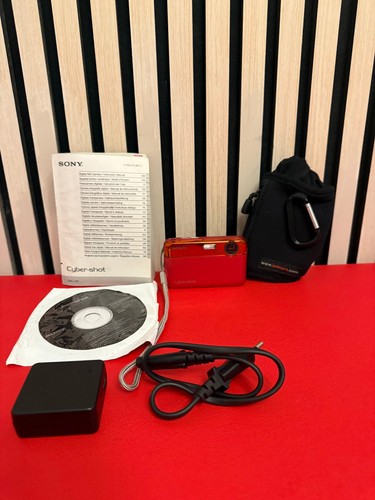 Sony cyber shot - dsc-j10, rosso
