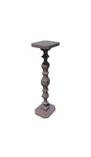 PORTAVASO LEGNO H120x36x30 COLONNA LEGNO PIEDISTALLO LEGNO NOCE PORTABUSTO LEGNO