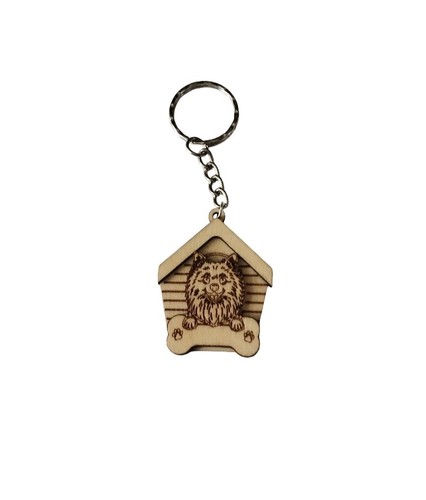 Portachiavi legno sagomato - portachiavi,