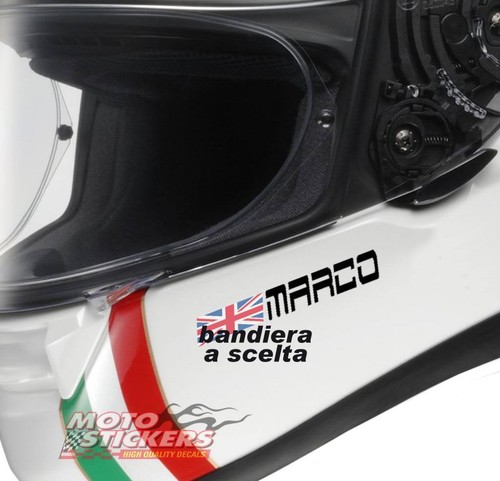 Nomi adesivi casco - 2, +