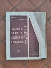 Virgilio Lilli, Franco Girosi, L'incendio di Capri 1968 Anacapri tavole disegni